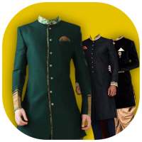 Men Sherwani Suit Photo Editor