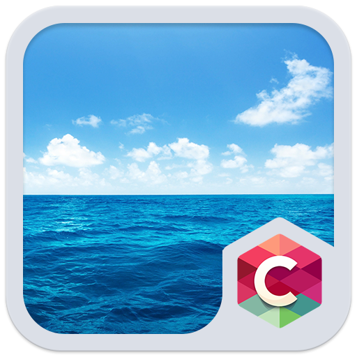 Blue Water Theme C Launcher icon