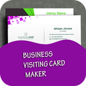 Business visiting card icon