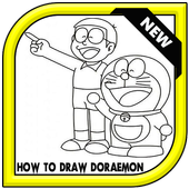 How to draw doraemon icon