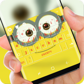 Big Eye Yellow Keyboard icon