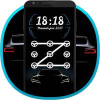 Cars Clock Lock Screen