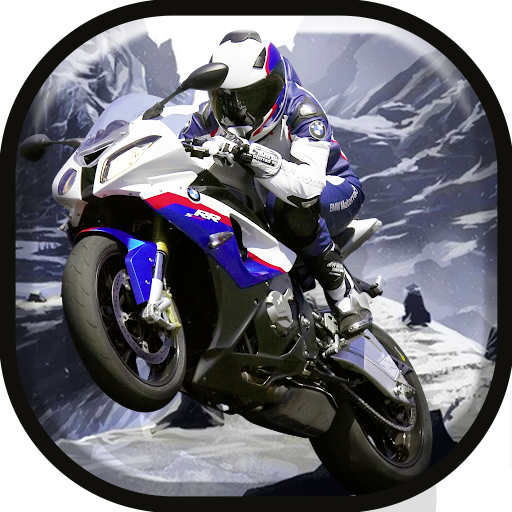 Motocross Racing: stunt winter أيقونة