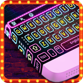 Neon Pink Keyboard Theme icon
