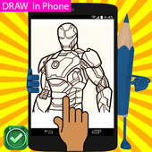 How To Draw Iron Man icon