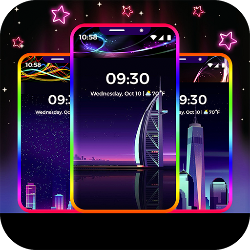 Edge Lighting Rounded Corner - Status Bar icon