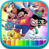 Coloring Book Cartoon 2017 icon