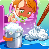 Baby Doll House : Cleaning Game icon