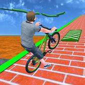 Bmx Cycle Rider Rooftop Freestyle Stunts Racing 3D icon