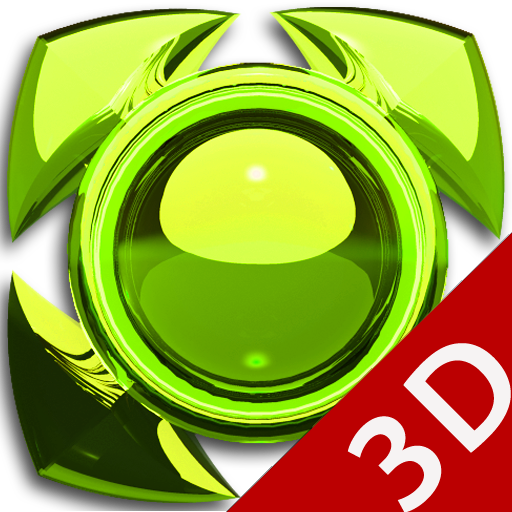 Next Launcher Theme glas lime icon
