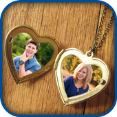 Love Locket Frame Photo Editor - Blend Me Collage icon