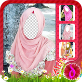 Hijab Fashion Photo Camera icon