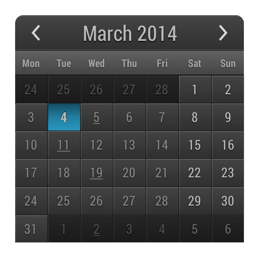 Month Calendar Widget icon