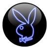 Playboy - Classic Neon "Blue" أيقونة