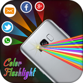 Color Flashlight on Call &amp; SMS - Torch Flash Alert icon