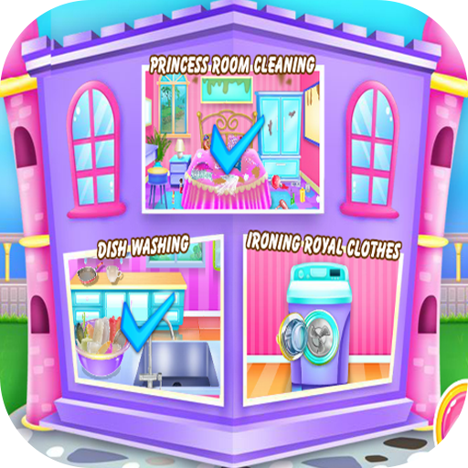 Princess Cleaning the House game icon