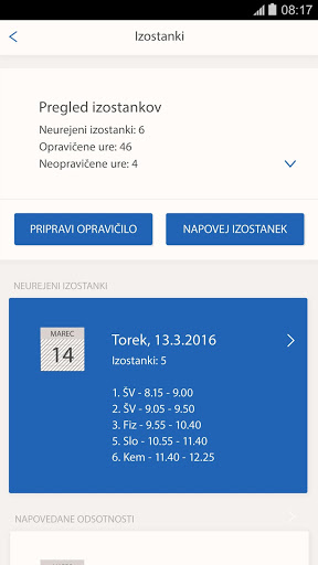 eAsistent screenshot 6