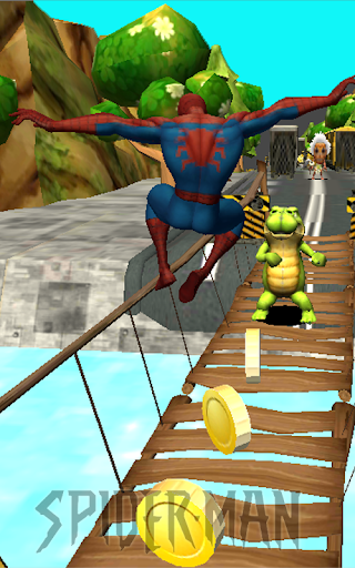 Spider Subway Run - Super Hero Dash screenshot 7
