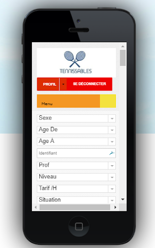 Partenaires de tennis screenshot 1