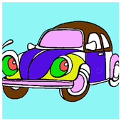 Car Coloring Game icon