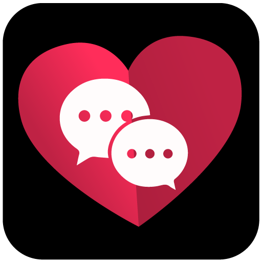 Black Messenger - Match Love Dark Theme icon
