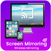 Screen Mirroring With TV : Wireless Mirroring App icon
