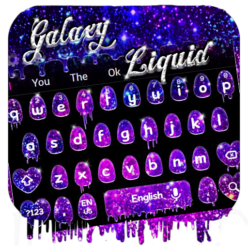 Galaxy Liquid Drop Keyboard Theme icon