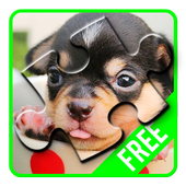 Dogs jigsaw puzzle game icon