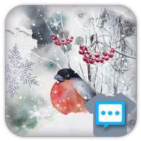 Ink winter Next SMS skin on 9Apps
