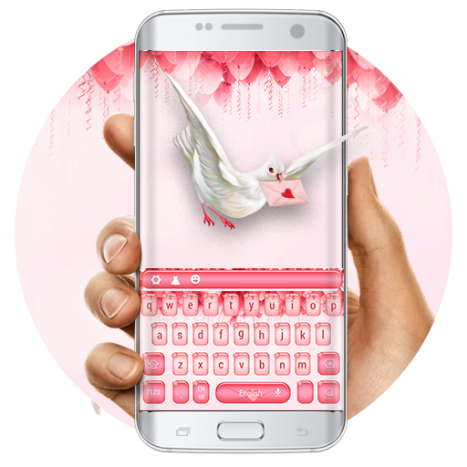 Pink Rose Love Letter Keyboard icon