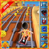 Subway train 3D Runner icon