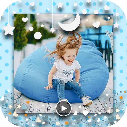 Baby Story Photo Video Maker With Music icon