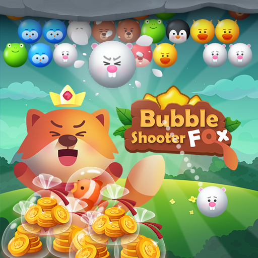 Bubble shooter Fox - Juegos burbujas icon