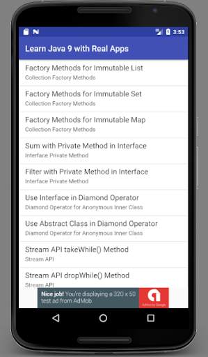 Learn Java 9 With Real Apps स्क्रीनशॉट 1