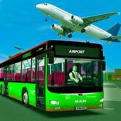 City Airport Bus Driving Simulator 2020 Game 3d icon