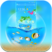 Blue Water Theme Aquarium icon