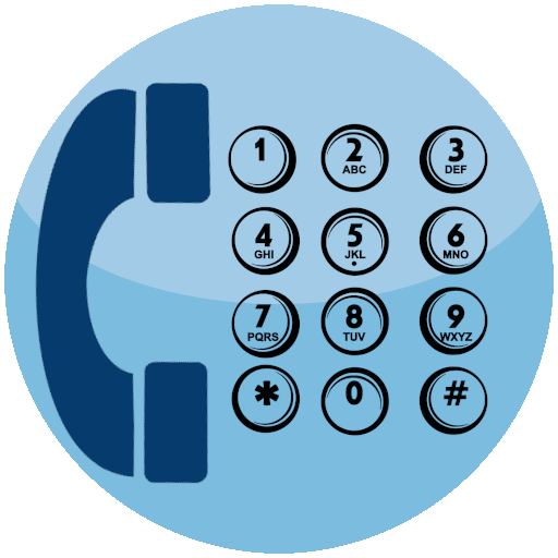 Share and find phone numbers icon