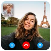 Video Chat and Call - Girlfriend Fake Video Call icon