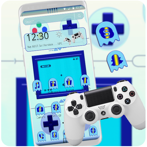 Blue Video Free Game Theme icon