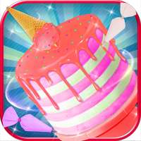 Ice Cream Cones Cake - Cooking Game 🍦