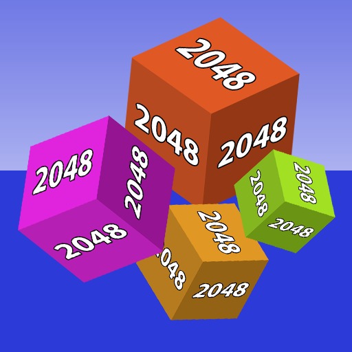 ikon Crazy 2048 - Chain Cube 3d Merge Game