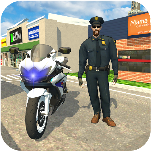 US Police Moto Bike Simulator: Real Gangster Chase icon