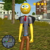 Stickman Sponge Jetpack Crime icon