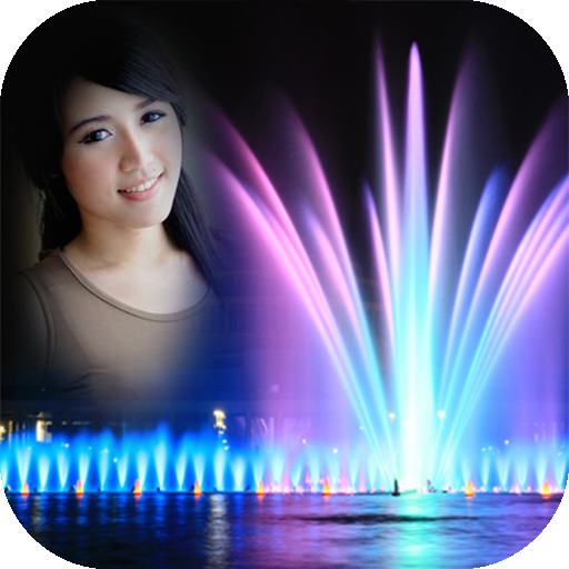 Fountain photo frame costume montage editor icon