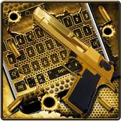 Golden Mortar Gun Keyboard Theme on 9Apps