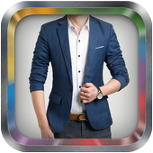 Man Fashion Jacket Photo Suit icon