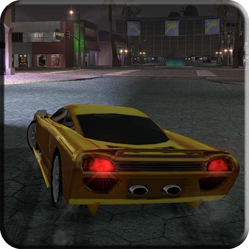Racing in city 3D icon