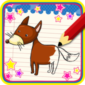 Learn to draw animal icon