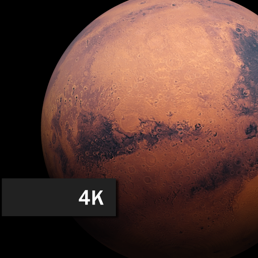 Rotating Mars 4K Live Wallpaper FREE NO ADS icon