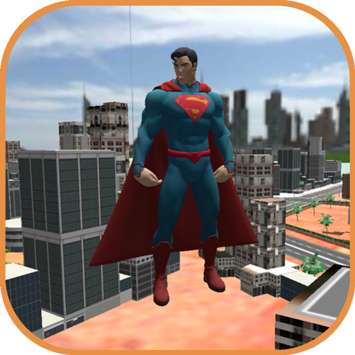 Flying Super Hero 3D icon